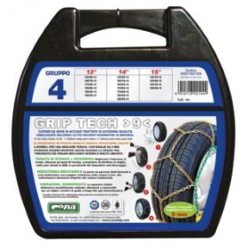 CORA  CATENE DA NEVE PER AUTO GRIPTECH, 9 MM, GRUPPO 4 SET DI 2 CORA  CATENE DA NEVE PER AUTO GRIPTECH, 9 MM, GRUPPO 4 SET DI 2