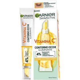 GARNIER C6851500 SKINACTIVE CONTORNO OCCHI ILLUMINANTE, VITAMINA C, PER UNO SGUARDO PIÙ FRESCO E RIPOSATO, ANTIRUGHE, 15 ML