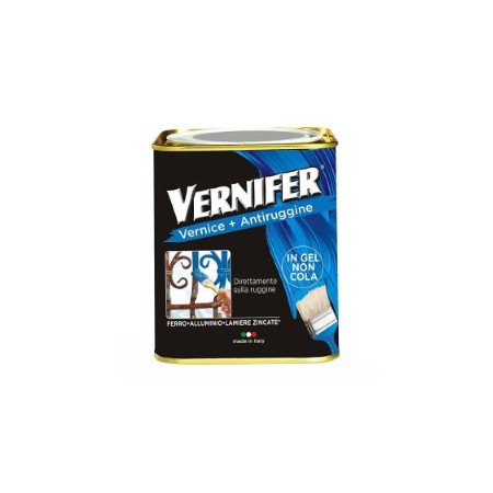 AREXONS  4908   VERNIFER PRODOTTO VERNICIANTE ANTRACITE METALLIZZATO , SMALTO ANTIRUGGINE 750 ML
