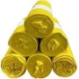 SACCHI PER SPAZZATURA 55X65 GIALLO 30 MICRON 200/400 BUSTE PER IMMONDIZIA