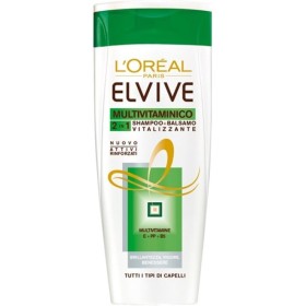 L'ORÉAL  A9647801 ELVIVE MULTIVITAMINICO 2 IN 1 SHAMPOO + BALSAMO 400 ML