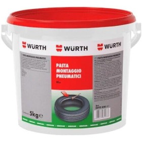 PASTA MONTAGGIO PNEUMATICI BIANCA 5 KG PER GOMME AUTO E MOTO WURTH 08901221 PASTA MONTAGGIO PNEUMATICI BIANCA 5 KG PER GOMME AUTO E MOTO WURTH 08901221