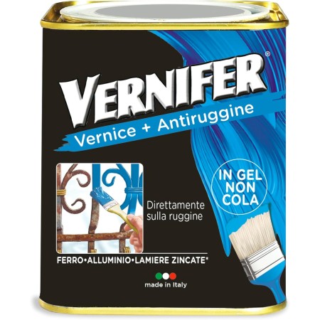 VERNIFER 4875 PRODOTTO VERNICIANTE GRIGIO MEDIO BRILLANTE   , SMALTO ANTIRUGGINE 750 ML