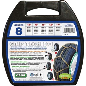 CORA CATENE DA NEVE PER AUTO GRIPTECH 9MM - GRUPPO 8 ( SERIE DI 2 ) CORA CATENE DA NEVE PER AUTO GRIPTECH 9MM - GRUPPO 8 ( SERIE DI 2 )