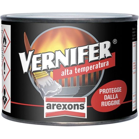 Arexons VERNIFER 4765- SMALTO 500 ML GEL ALTA TEMPERATURA NERO SATINATO - ANTIRUGGINE