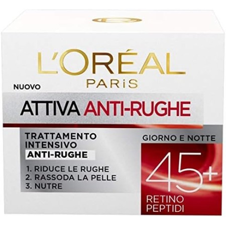 L'ORÉAL PARIS A8623104 CREMA VISO DONNA ANTIRUGHE INTENSIVA GIORNO, 50 ML