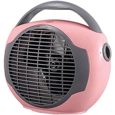 TERMOVENTILATORE SUN KASAVIVA STUFA ELETTRICA 1000-2000W PER ESTATE/INVERNO (ROSA) cod16421848