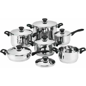 BATTERIA 12 PEZZI IN ACCIAIO INOX 18/10  DGBAVARIA LINEA FELICIA - VARI DIAMETRI BATTERIA 12 PEZZI IN ACCIAIO INOX 18/10  DGBAVARIA LINEA FELICIA - VARI DIAMETRI