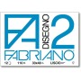 FABRIANO F2 ALBUM DA DISEGNO, FORMATO 24 X 33 CM, FOGLI LISCI, 20 FOGLI