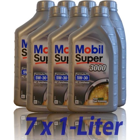 7 LITRI DI OLIO MOTORE M-SUPER 3000 XE 5W-30 - MOBIL  SINTETICO 502