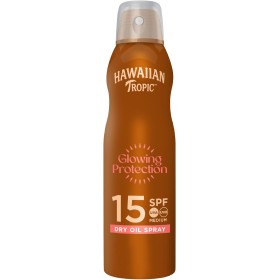 HAWAIIAN TROPIC 113205 OLIO SOLARE SPRAY, PROFUMAZIONE TROPICALE, SPF15, 177ML