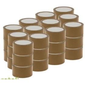 144  ROTOLI DI  SCOTCH AVANA IMBALLAGGIO SCOTCH NASTRO ADESIVO 50MMX66M