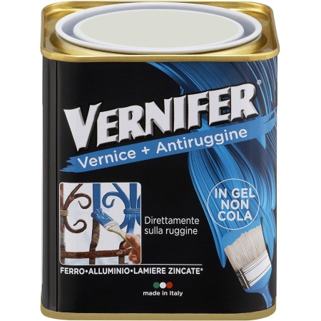 VERNIFER  AREXONS  4881 PRODOTTO VERNICIANTE  BIANCO SATINATO  ,SMALTO ANTIRUGGINE 750 ML