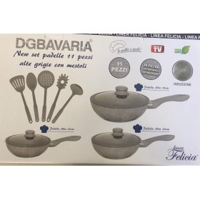 BATTERIA PENTOLE INDUZIONE IN PIETRA ANTIADERENTE DGBAVARIA (11 PEZZI) BATTERIA PENTOLE INDUZIONE IN PIETRA ANTIADERENTE DGBAVARIA (11 PEZZI)