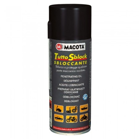 TUTTOSBLOCK  LUBRIFICANTE SBLOCCANTE ANTICORROSIVO  SPRAY SBLOCCANTE 400ML MACOTA 11008