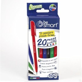 PENNE A SFERA COLORI ASSORTITI BE SMART - LA CONFEZIONE COMPRENDE 20 PENNE