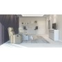 CRIBEL POLTRONA ALZAPERSONA RELAX SPIKE D IN ECOPELLE, COLORE CORDA, 65 X 91 X 101 CM