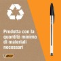 BIC CRISTAL ORIGINAL, PENNE NERE A SFERA, PUNTA MEDIA (1.00 MM), CONFEZIONE 50