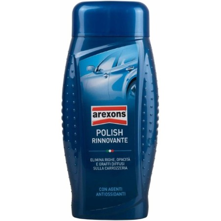 AREXONS 8283 POLISH RINNOVANTE 500 ML, RIMUOVI GRAFFI, OPACITÀ E RIGHE DELLA CARROZZERIA, AZIONE DETERGENTE, ELIMINA OSSIDAZIONE, RIDONA COLORE ALLA VERNICE, RISULTATO PROFESSIONALE GARANTITO