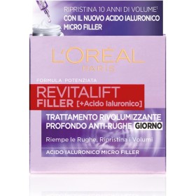 L'ORÉAL PARIS A8354702 CREMA VISO GIORNO REVITALIFT FILLER, AZIONE ANTIRUGHE RIVOLUMIZZANTE CON ACIDO IALURONICO CONCENTRATO, 50 ML