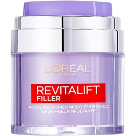 L'ORÉAL PARIS AA547100 CREMA-GEL RIMPOLPANTE REVITALIFT FILLER, ACIDO IALURONICO MICRO-EPIDERMICO, PER UNA PELLE IDRATATA PIÙ A LUNGO, 50 ML