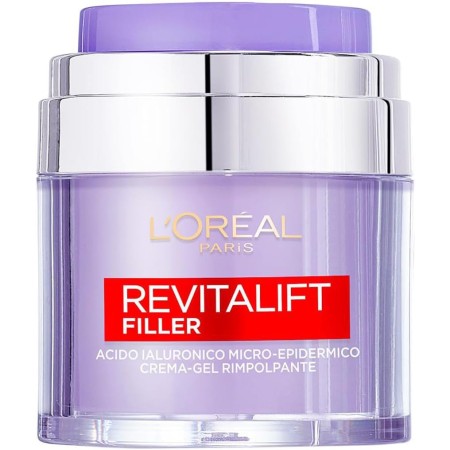 L'ORÉAL PARIS AA547100 CREMA-GEL RIMPOLPANTE REVITALIFT FILLER, ACIDO IALURONICO MICRO-EPIDERMICO, PER UNA PELLE IDRATATA PIÙ A LUNGO, 50 ML