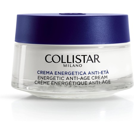 COLLISTAR 93376 CREMA ENERGETICA ANTI-ETÀ PER VISO E COLLO, AZIONE ANTIRUGHE, IDRATANTE E DI RINNOVO CELLULARE, CON ESTRATTO DI UVA ROSSA AGLIANICO, CONTRASTA RADICALI LIBERI, 50 ML