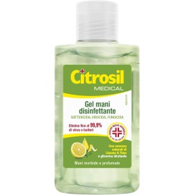 CITROSIL - GEL DI ALCOOL DISINFETTANTE PER MANI, IGIENIZZANTE GUSTO LIMONE E TIMO, PER MANI MORBIDE E PROFUMATE CON PROPRIETÀ ANTIBATTERICHE - FLACONE DA 100 ML