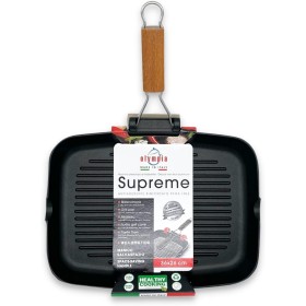 BISTECCHIERA RETTANGOLARE 26X36 CM SUPREME OLIMPIA MADE IN ITALY IN ALLUMINIO BISTECCHIERA RETTANGOLARE 26X36 CM SUPREME OLIMPIA MADE IN ITALY IN ALLUMINIO