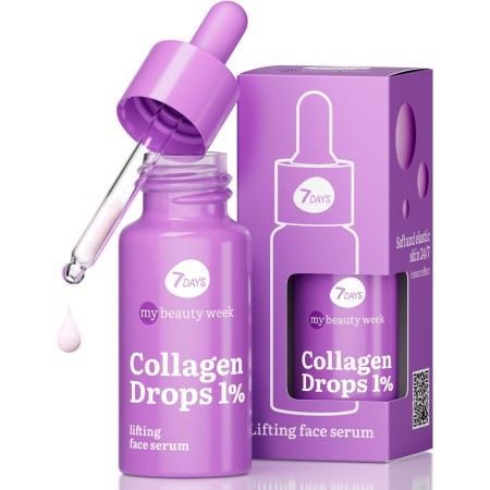 7DAYS  cod193132 - SIERO VISO AL COLLAGENE | SKINCARE COREANA ANTIETÀ CON OLIO DI JOJOBA E MANDORLE | SIERO VISO ANTIRUGHE PER LA CURA DELLA PELLE | PRODOTTO DI BELLEZZA PER LA DONNA
