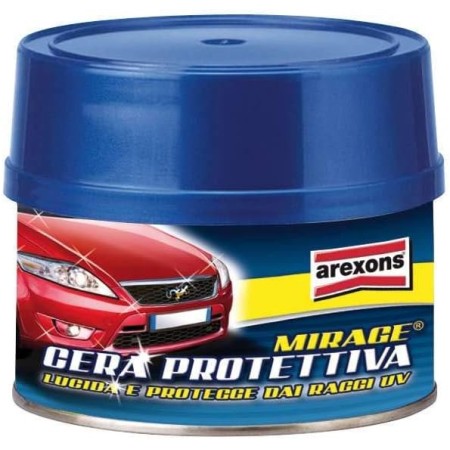 AREXONS CERA AUTO PROTETTIVA 8270, PER LUCIDATURA DELLA VERNICE DELLA CARROZZERIA, LUCIDA E PROTEGGE DAI RAGGI UV, CON OLIO DI SILICONE E ADDITIVI SPECIALI, 250ML