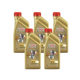 5  LITRI DI OLIO MOTORE CASTROL AUTO LUBRIFICANTE CASTROL EDGE 5W-30 LL TITANIUM 1L 5  LITRI DI OLIO MOTORE CASTROL AUTO LUBRIFICANTE CASTROL EDGE 5W-30 LL TITANIUM 1L