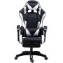 CRIBEL OMEGA SEDIA DA GAMING, PELLE SINTETICA, NERO/BIANCO TU-66620BI
