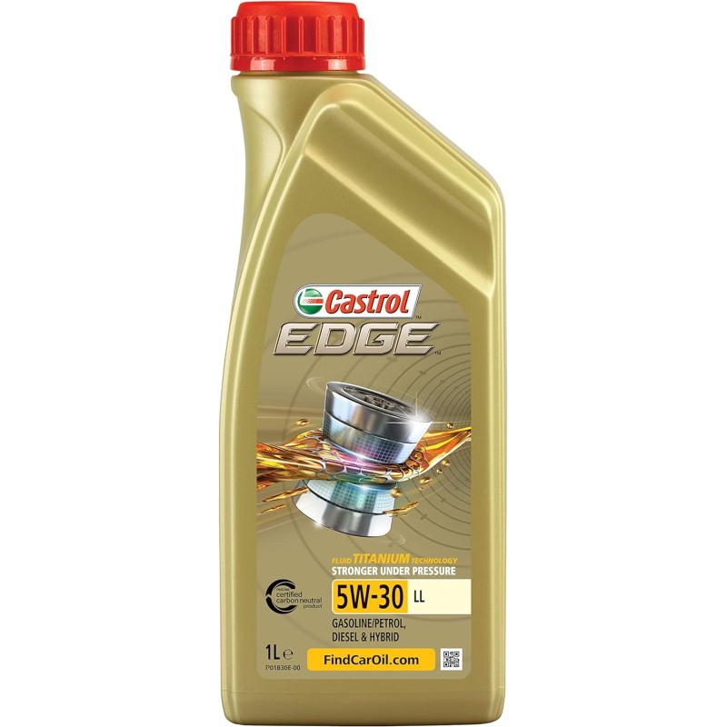 5L 5 LITRI OLIO MOTORE AUTO CASTROL 5W30 EDGE LONG LIFE + FILTRO - Foto 3