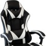 CRIBEL OMEGA SEDIA DA GAMING, PELLE SINTETICA, NERO/BIANCO TU-66620BI