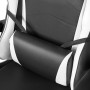 CRIBEL OMEGA SEDIA DA GAMING, PELLE SINTETICA, NERO/BIANCO TU-66620BI
