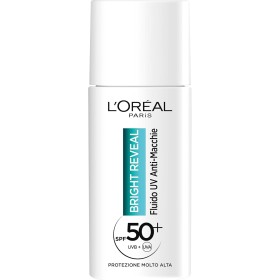 L'OREAL PARIS FLUIDO UV ANTI-MACCHIE AA696500,CON SPF 50+,PER TUTTI I TIPI DI PELLE, PROTEZIONE E MACCHIE ATTENUATE