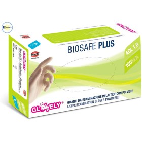 GLOVERLY GUANTI IN LATTICE BIANCO MONOUSO TAGLIA S 100 PEZZI 1 PACCO GLOVERLY GUANTI IN LATTICE BIANCO MONOUSO TAGLIA S 100 PEZZI 1 PACCO
