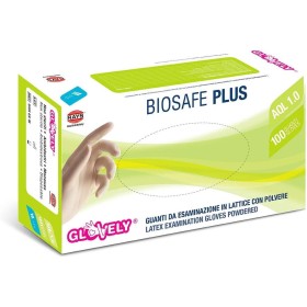 GLOVERLY GUANTI IN LATTICE BIANCO MONOUSO TAGLIA XL 100 PEZZI,1 PACCO GLOVERLY GUANTI IN LATTICE BIANCO MONOUSO TAGLIA XL 100 PEZZI,1 PACCO