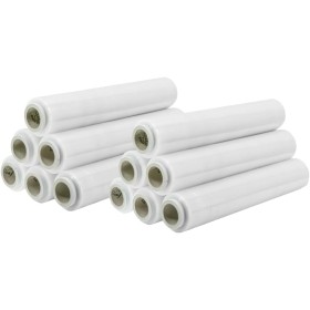 12 ROTOLI PELLICOLA TRASPARENTE FILM ESTENSIBILE 23 MICRON DA 2,4KG 12 ROTOLI PELLICOLA TRASPARENTE FILM ESTENSIBILE 23 MICRON DA 2,4KG