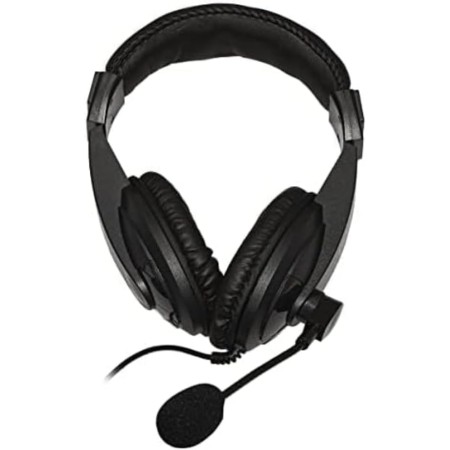 LINK CUFFIA AUDIO CON MICROFONO ORIENTALE CONNETTORE NERO 2X3.5MM