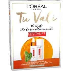 L'OREAL ZIT45212 BOX AGE PERFECT CON SIERO ANTI-ETA' PIETRA GUA SHA , PROTETTIVA E ILLLUMINANTE 30ML