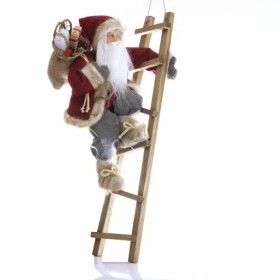 BABBO NATALE NOEL BABBA SEDUTO-IN PIEDI - SU SCALA 30/45CM BABBO NATALE NOEL BABBA SEDUTO-IN PIEDI - SU SCALA 30/45CM