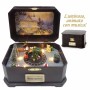 BAULE MAGICO 07730259 NATALIZIO CON TRENINO IN MOVIMENTO (20*14*12)Cm CON MUSICA A BATTERIA