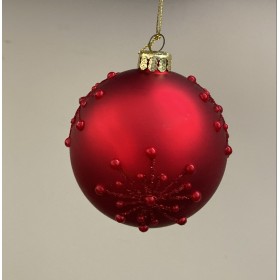 SET 6 PALLE DI NATALE 05640263 SFERE COLOR ROSSO IN  PLASTICA 8CM SET 6 PALLE DI NATALE 05640263 SFERE COLOR ROSSO IN  PLASTICA 8CM