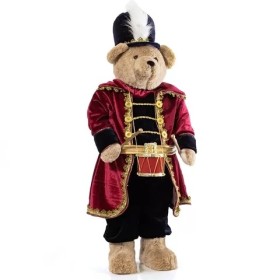 PELUCHE 07740097 ORSETTO DUTY ROSSO CON  VESTITO 75 CM PELUCHE 07740097 ORSETTO DUTY ROSSO CON  VESTITO 75 CM