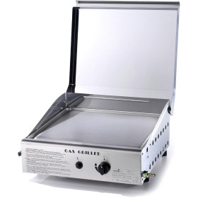 OMPAGRILL 4044 COVER PIASTRA DI COTTURA A GAS IN ACCIAIO PLANCHA SINGLE (BBQ GAS )