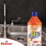 RHUTTEN 182062  GEL TOGLI INGORGHI 1 LITRO LIBERA GLI SCARICHI CASA LINDA