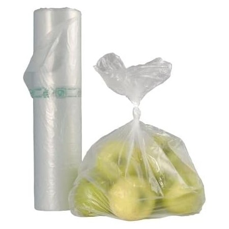 1 ROTOLO DA 1 KG DI BUSTE FREEZER SHOPPER ALIMENTARI TRASPARENTI 35X50 SACCHETTI PER FRUTTA E VERDURA