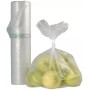 SCATOLA DA 10 ROTOLI DA 1 KG DI BUSTE FREEZER SHOPPER ALIMENTARI TRASPARENTI 35X50 SACCHETTI PER FRUTTA E VERDURA